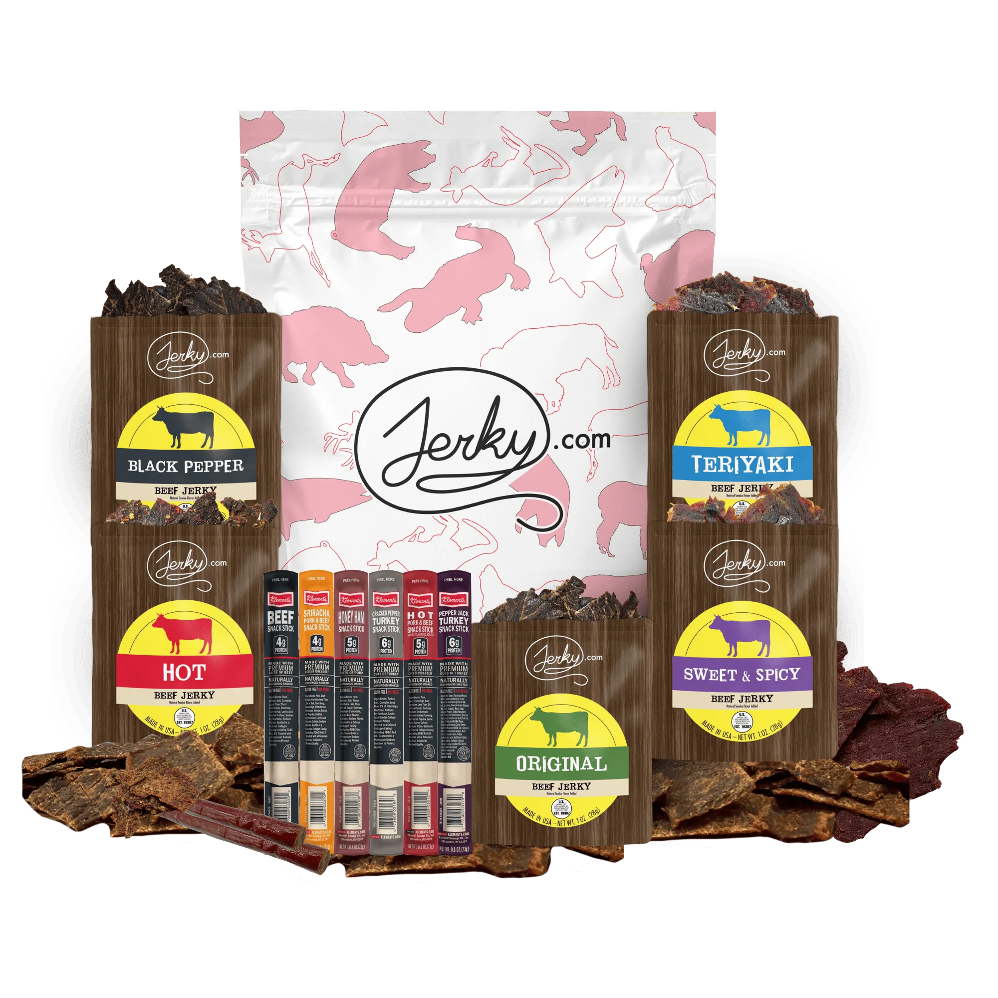35 pc Valentine's Day Jerky Snack Gift Box - Image 2