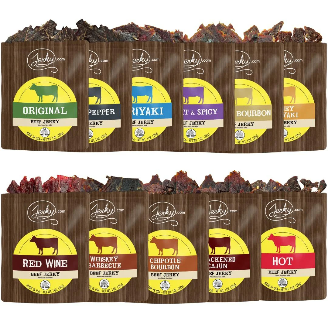 11 Piece Beef Jerky Sampler Pack