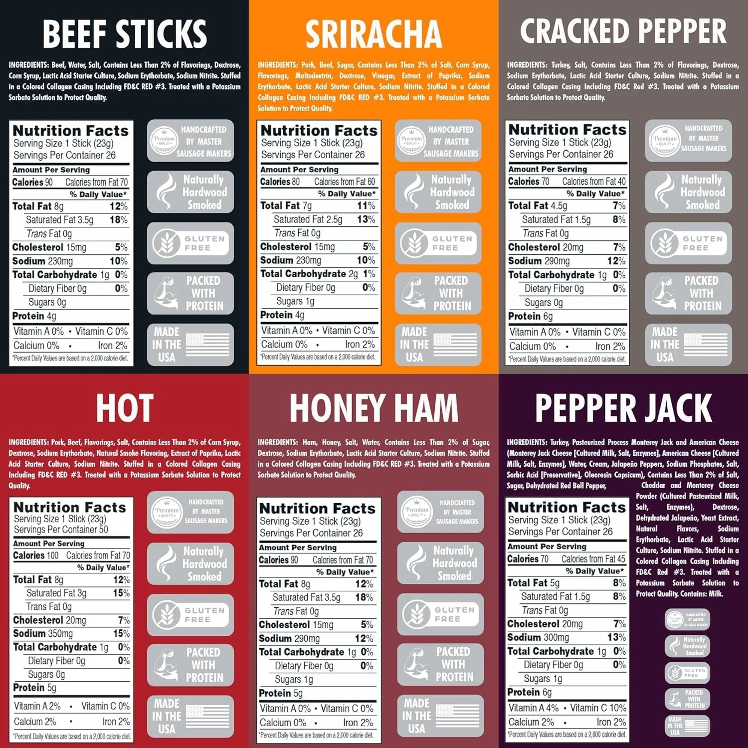 12 pc Meat Stick Variety Pack - Image 4