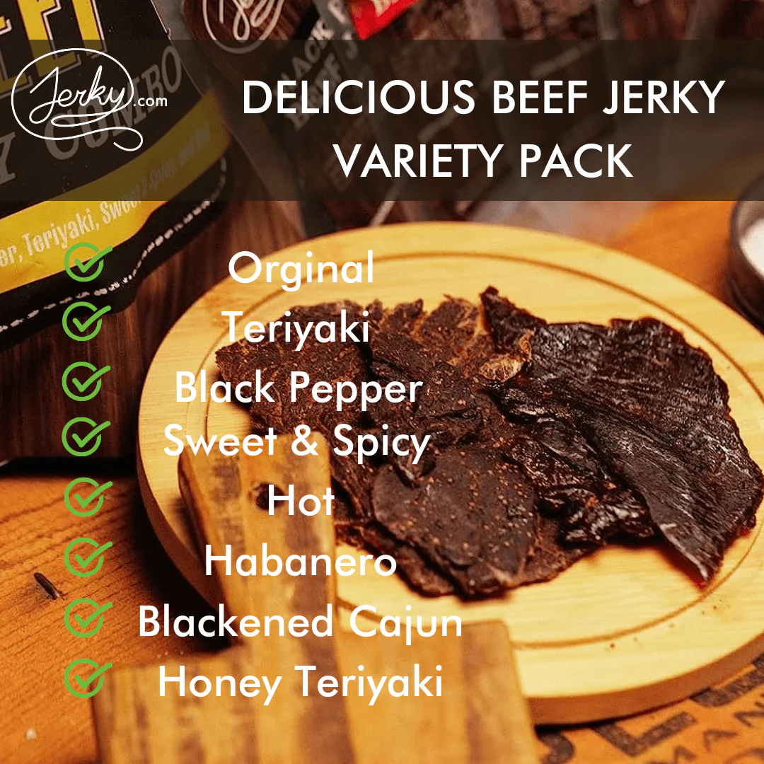 8 Piece Beef Jerky Sampler Pack - Image 2