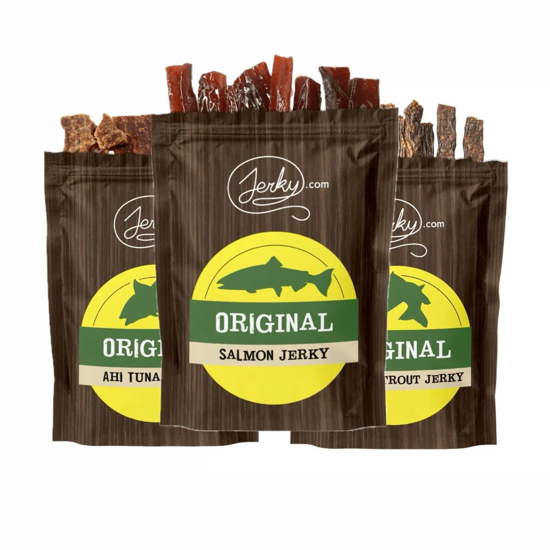 All Natural Fish Jerky Sampler - TESTER 3 PACK
