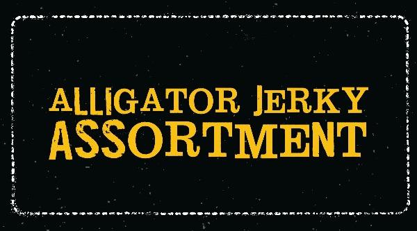 Alligator Jerky Assortment