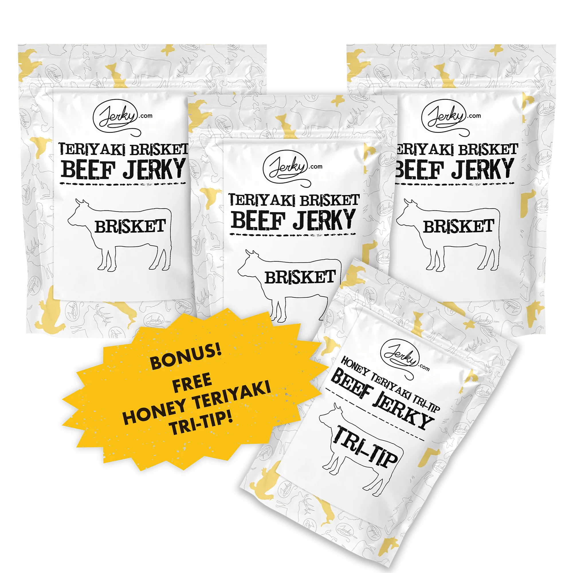 Teriyaki Brisket Beef Jerky 3-Pack