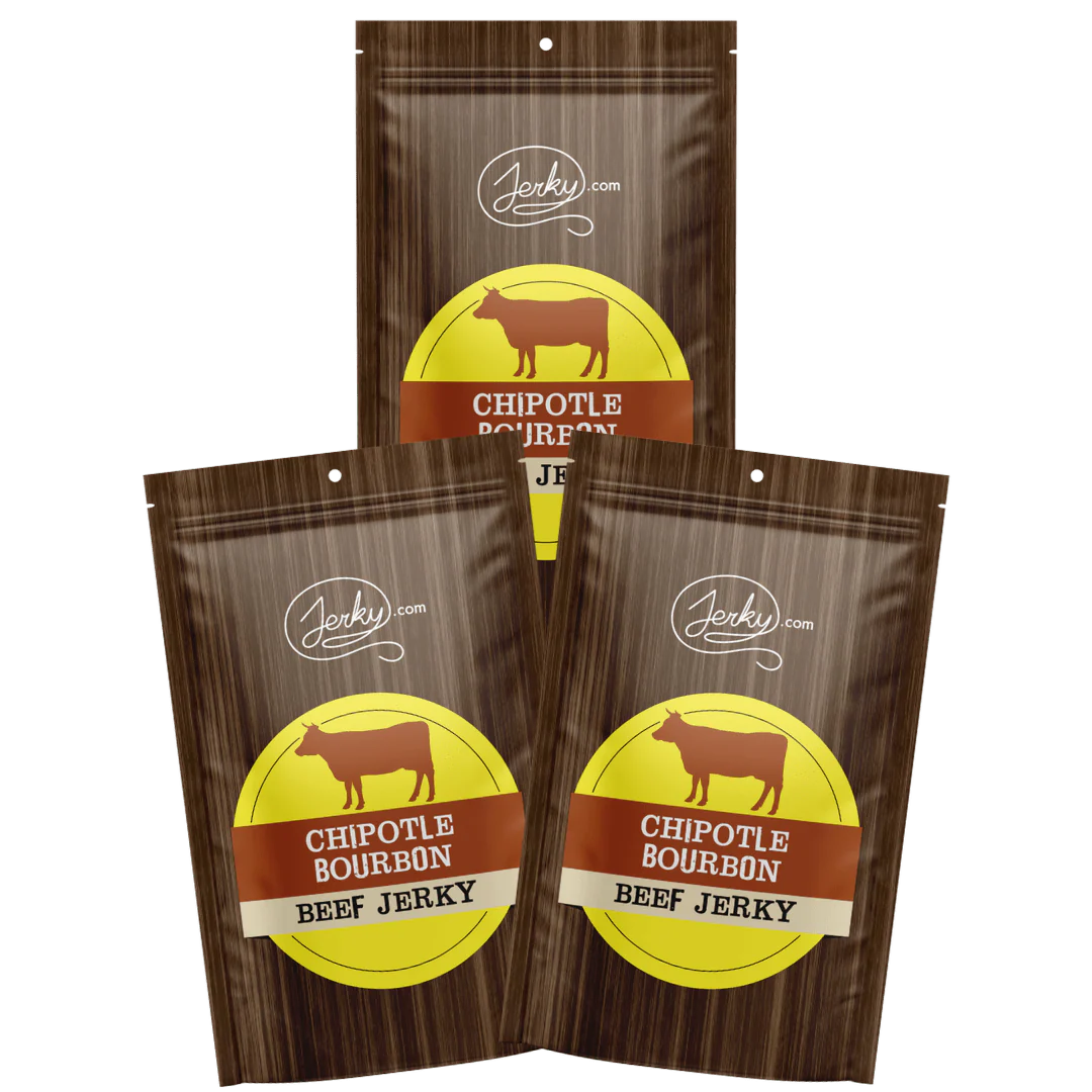 Chipotle Bourbon Beef Jerky 3-Pack