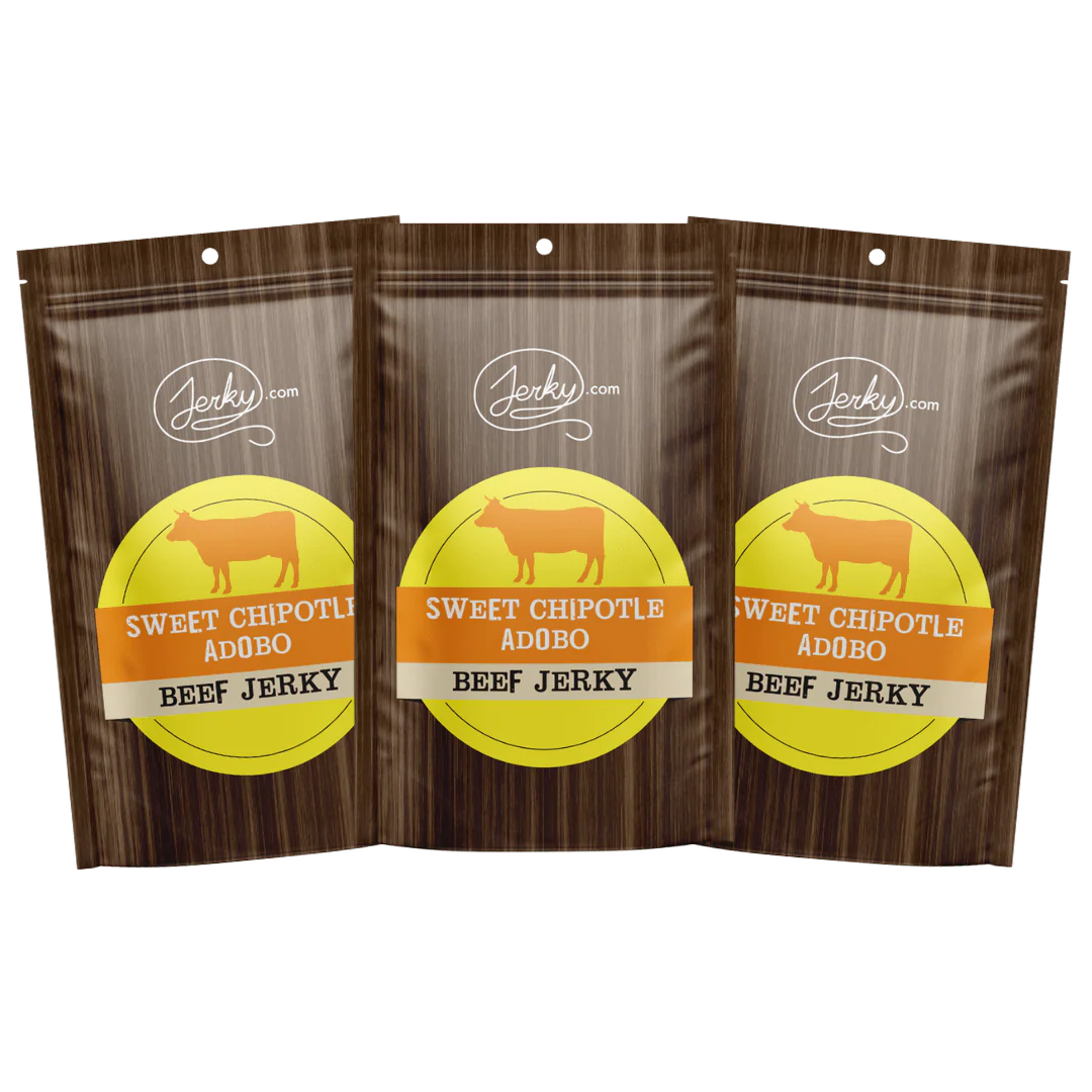 Sweet Chipotle Adobo Beef Jerky - 3 Pack