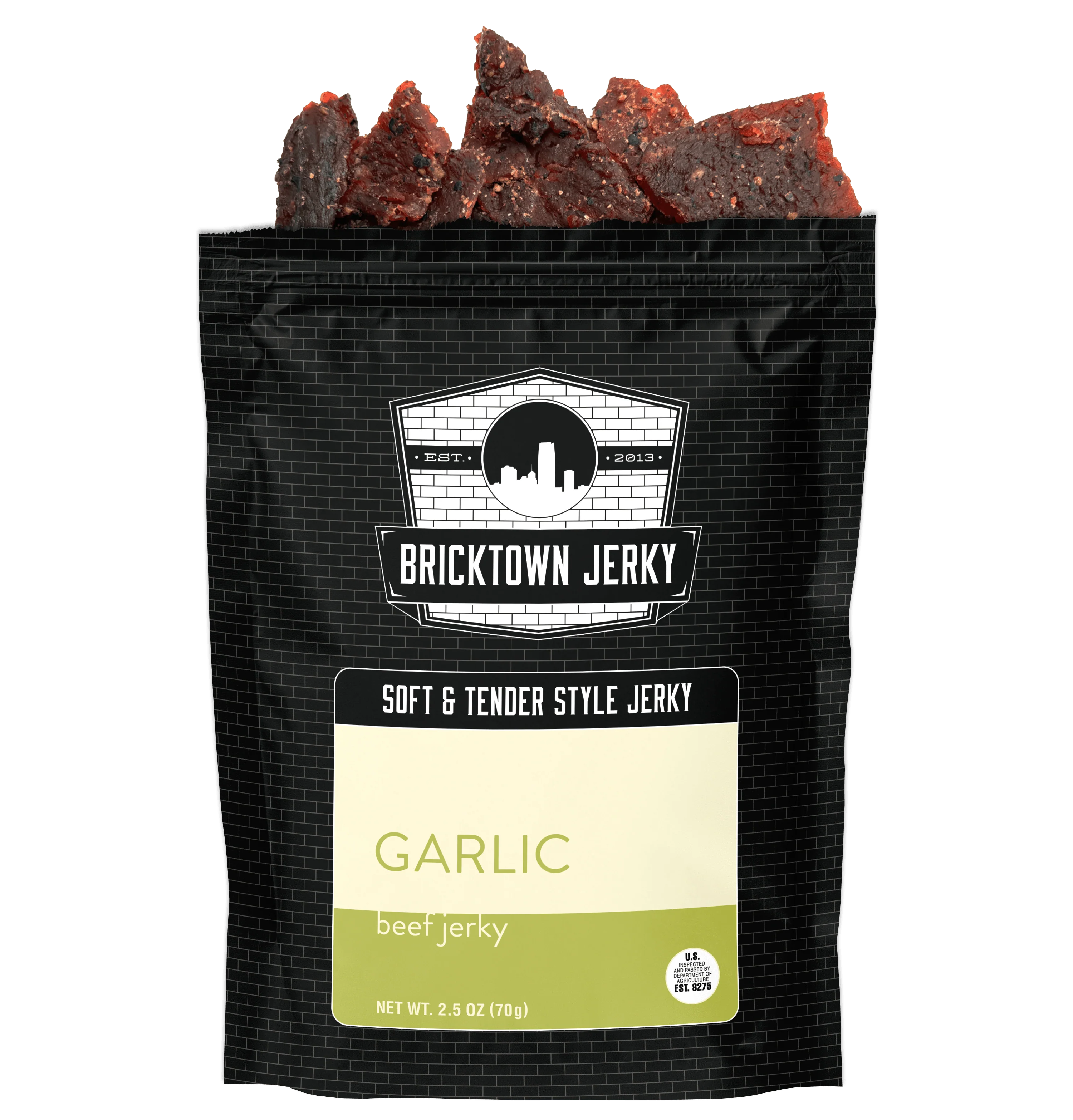 Soft and Tender Style Beef Jerky - Garlic