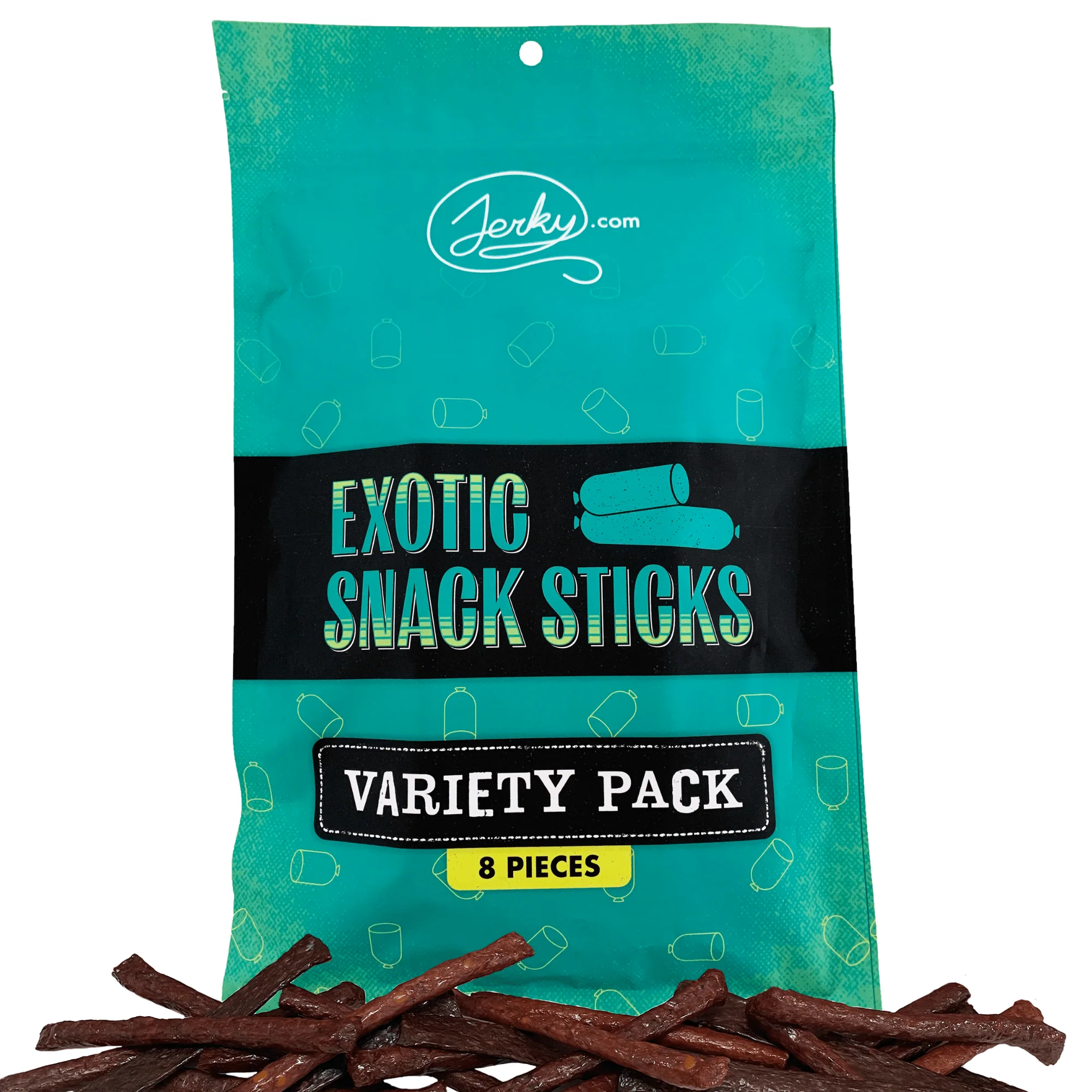 Exotic Snack Sticks Variety Pack - 8 Pieces