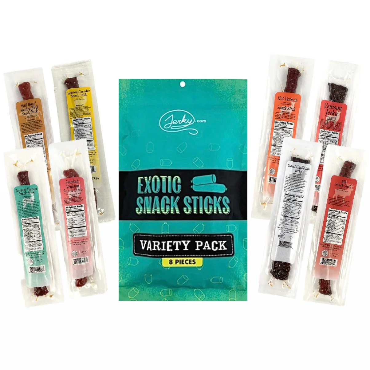 Exotic Snack Sticks Variety Pack - 8 Pieces - Image 2