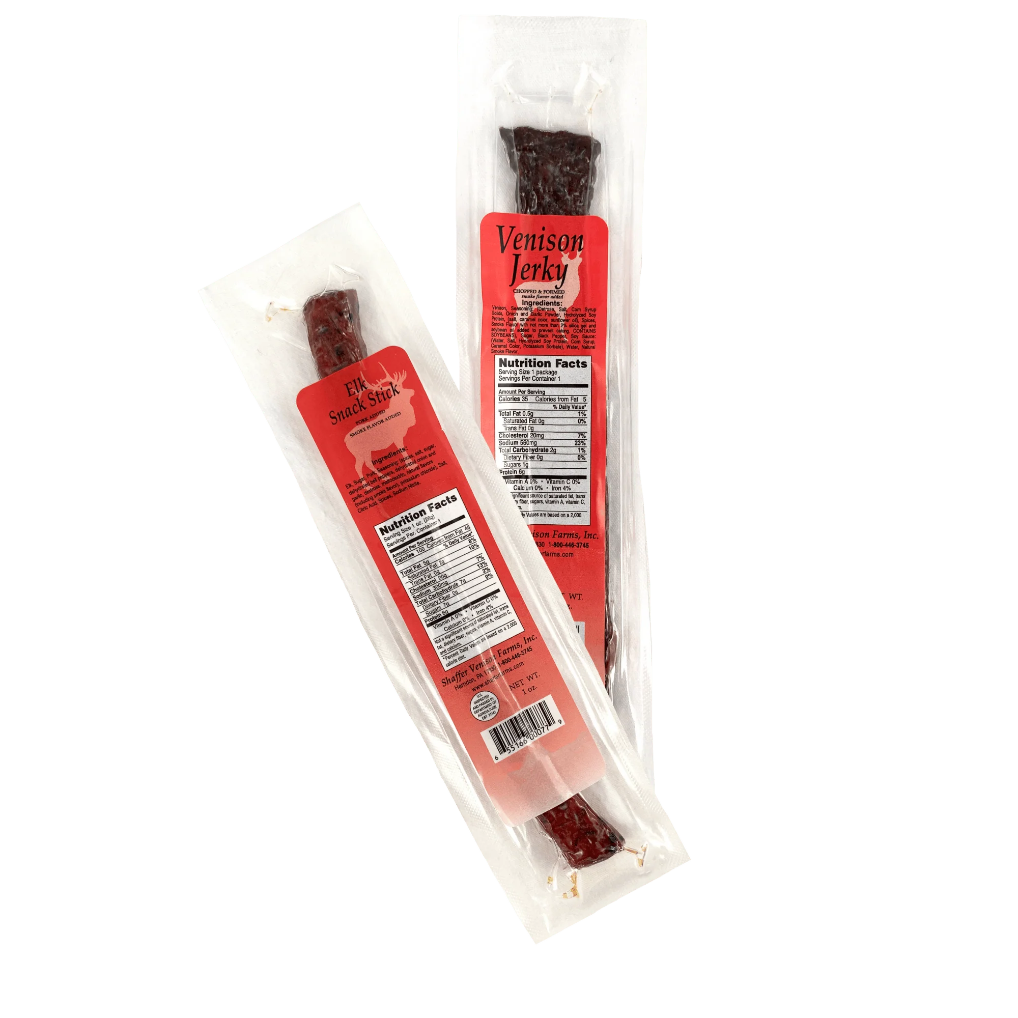 Exotic Snack Stick 2 Pack Venison and Elk
