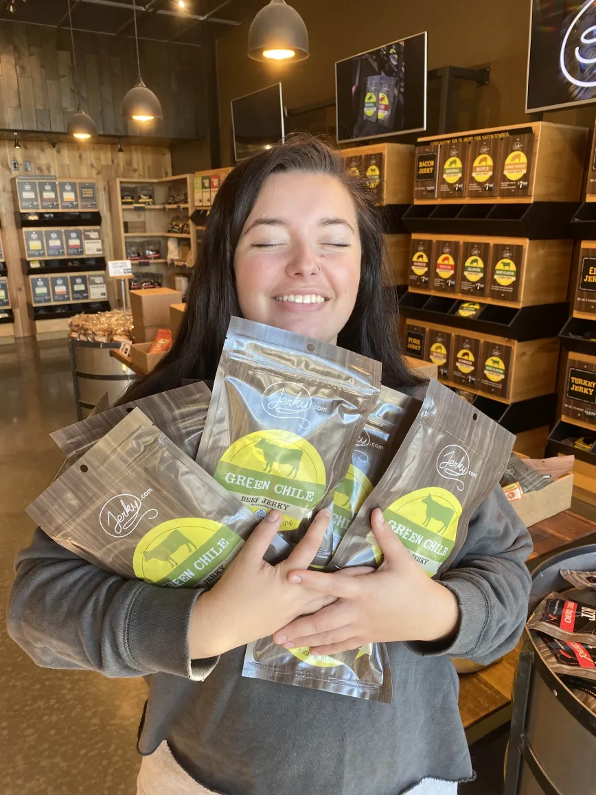 All-Natural Beef Jerky - Green Chile - Image 3
