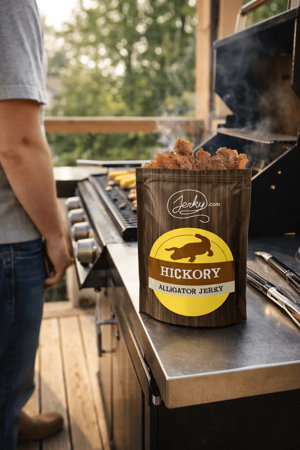 All-Natural Alligator Jerky - Hickory - Image 5