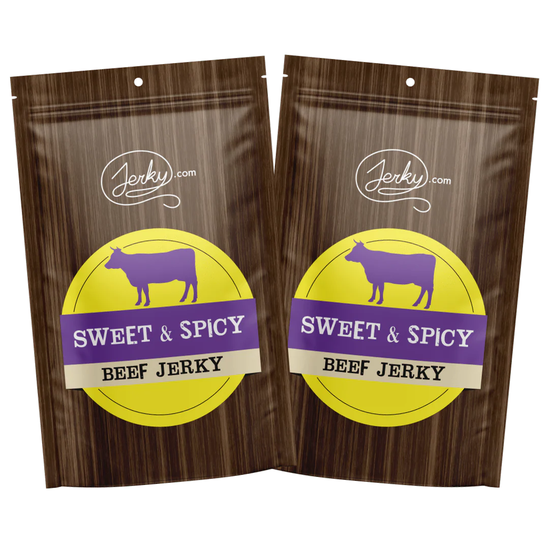 Jerky.com Sweet & Spicy Beef Jerky - 2 Bag Bundle
