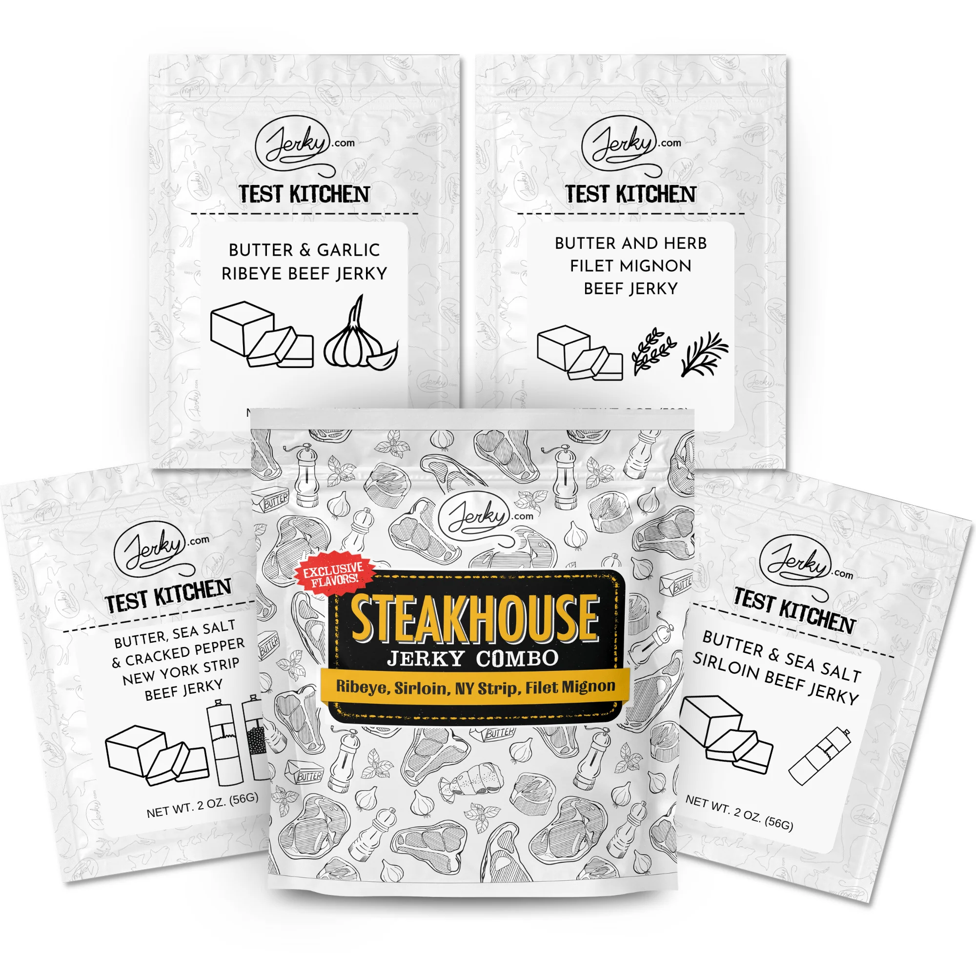 Jerky.com's Steakhouse Beef Jerky Combo