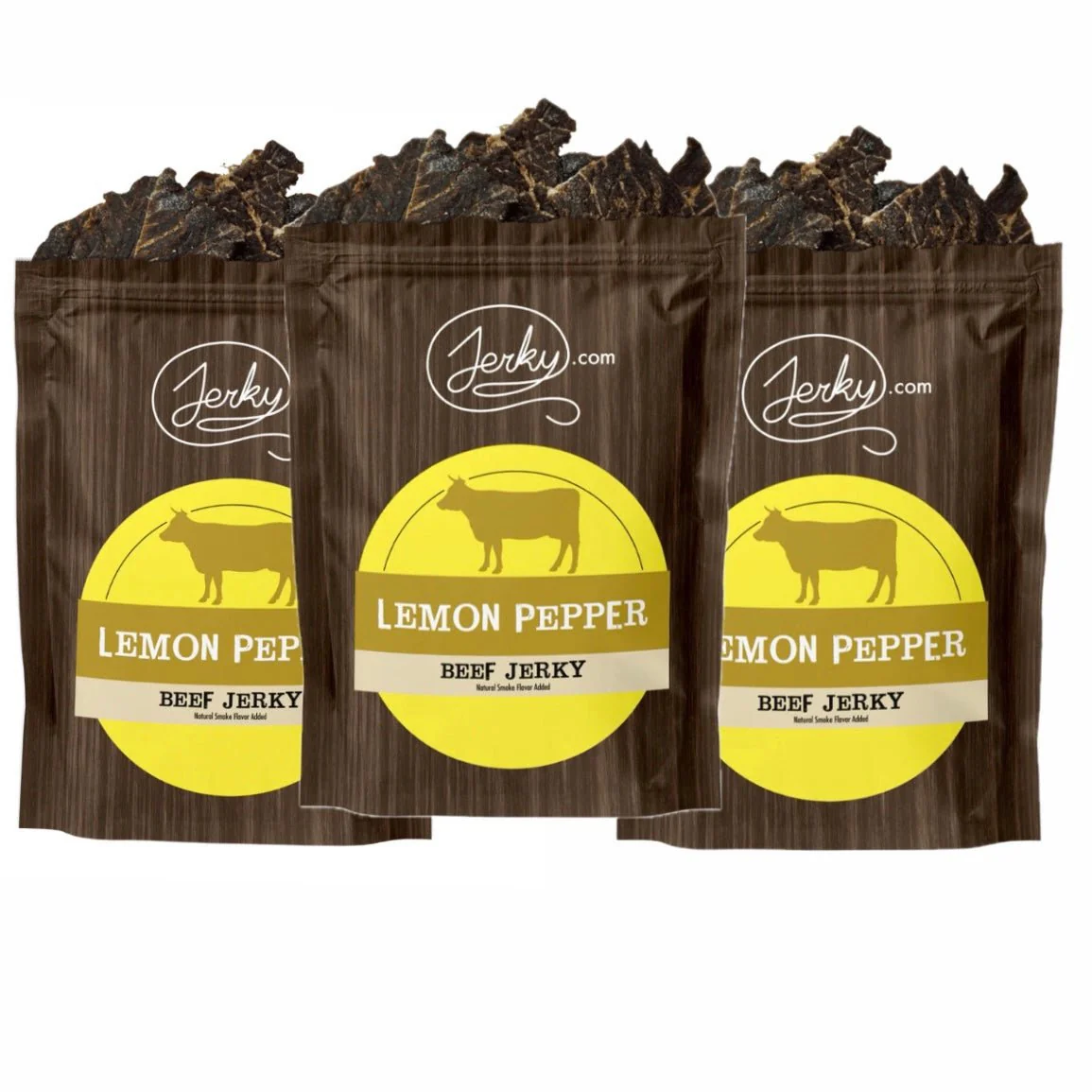 Lemon Pepper Flavored Beef Jerky 3-Pack