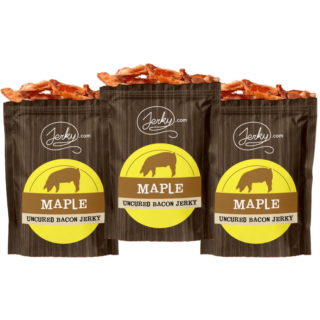 Maple Flavored Bacon Jerky 3-Pack