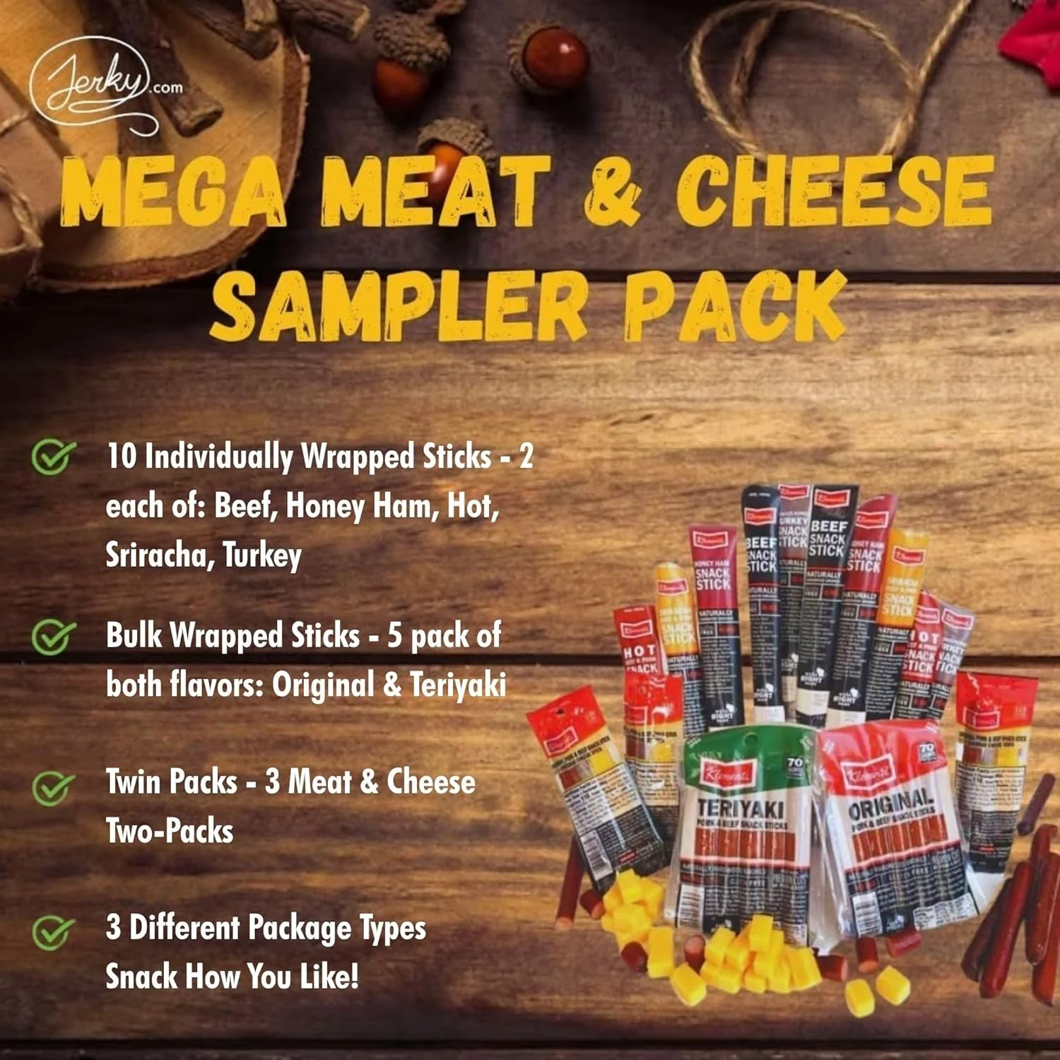 26 pc. Meat and Cheese Sticks Sampler - Image 3