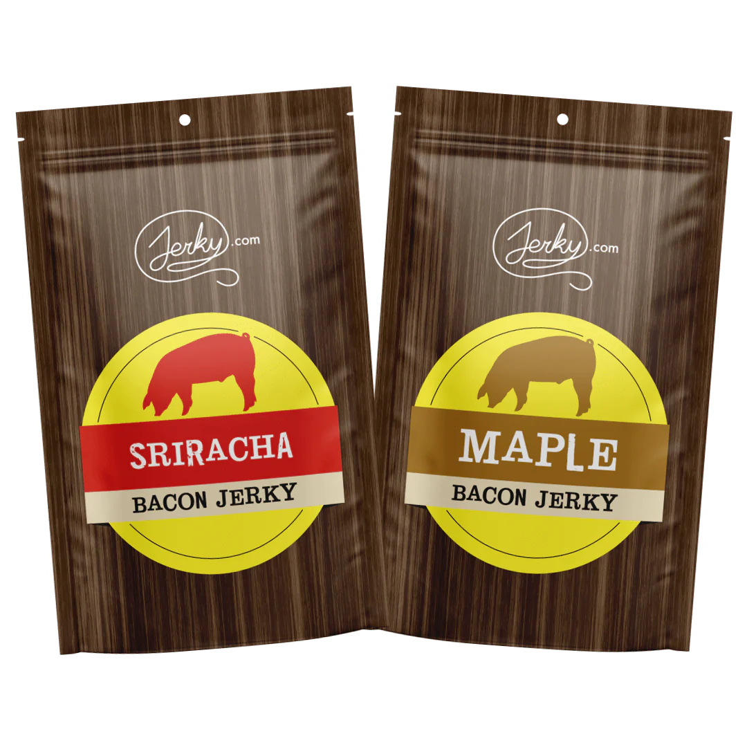 Bacon Jerky 2-Flavor Bundle - Maple & Sriracha
