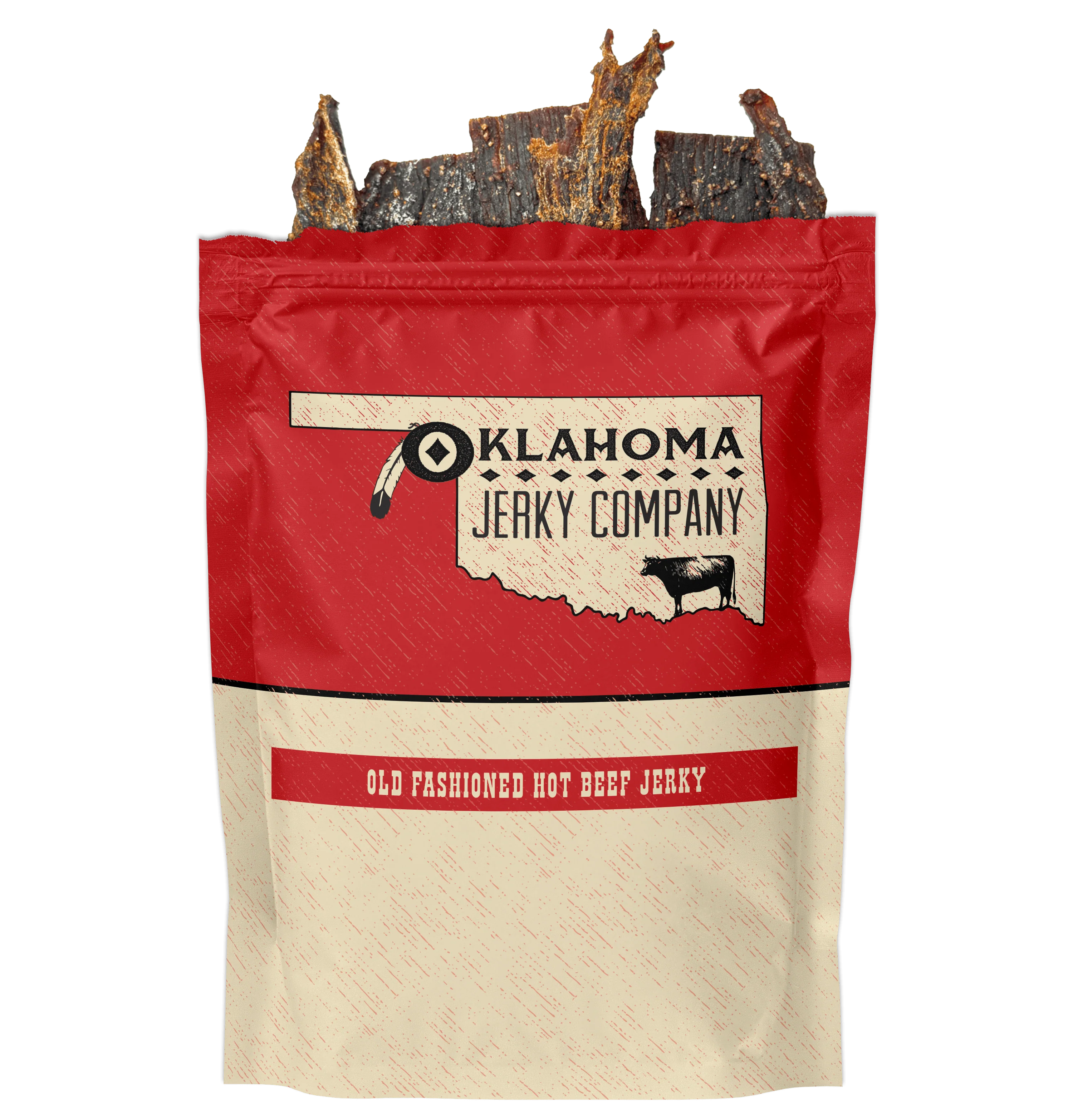 Old Fashioned Style Beef Jerky - Hot