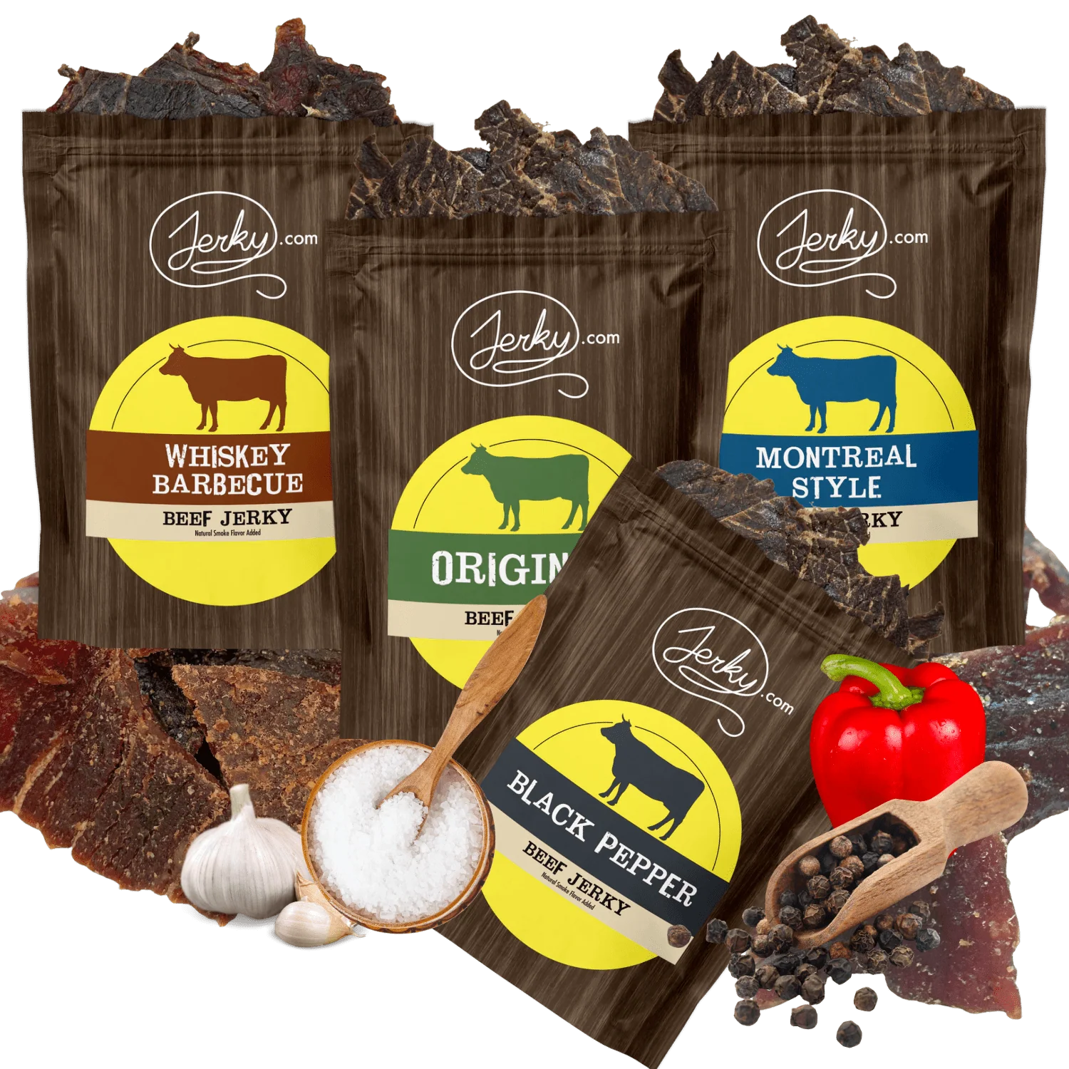 Savory Jerky 4-Pack Bundle