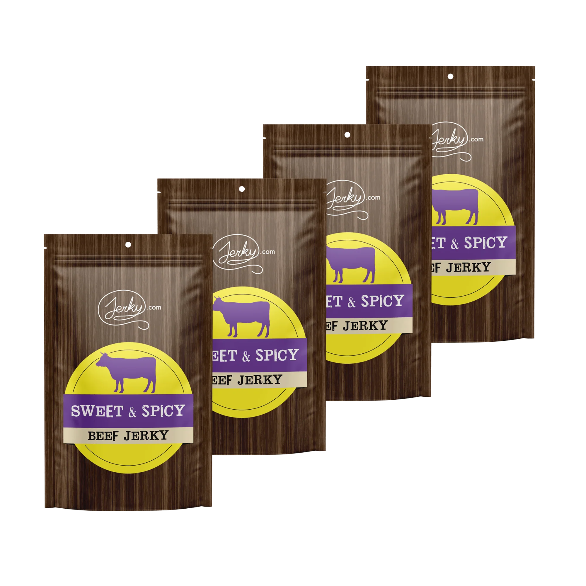 All-Natural Beef Jerky - Sweet & Spicy - 1 Pound Bag - Image 3