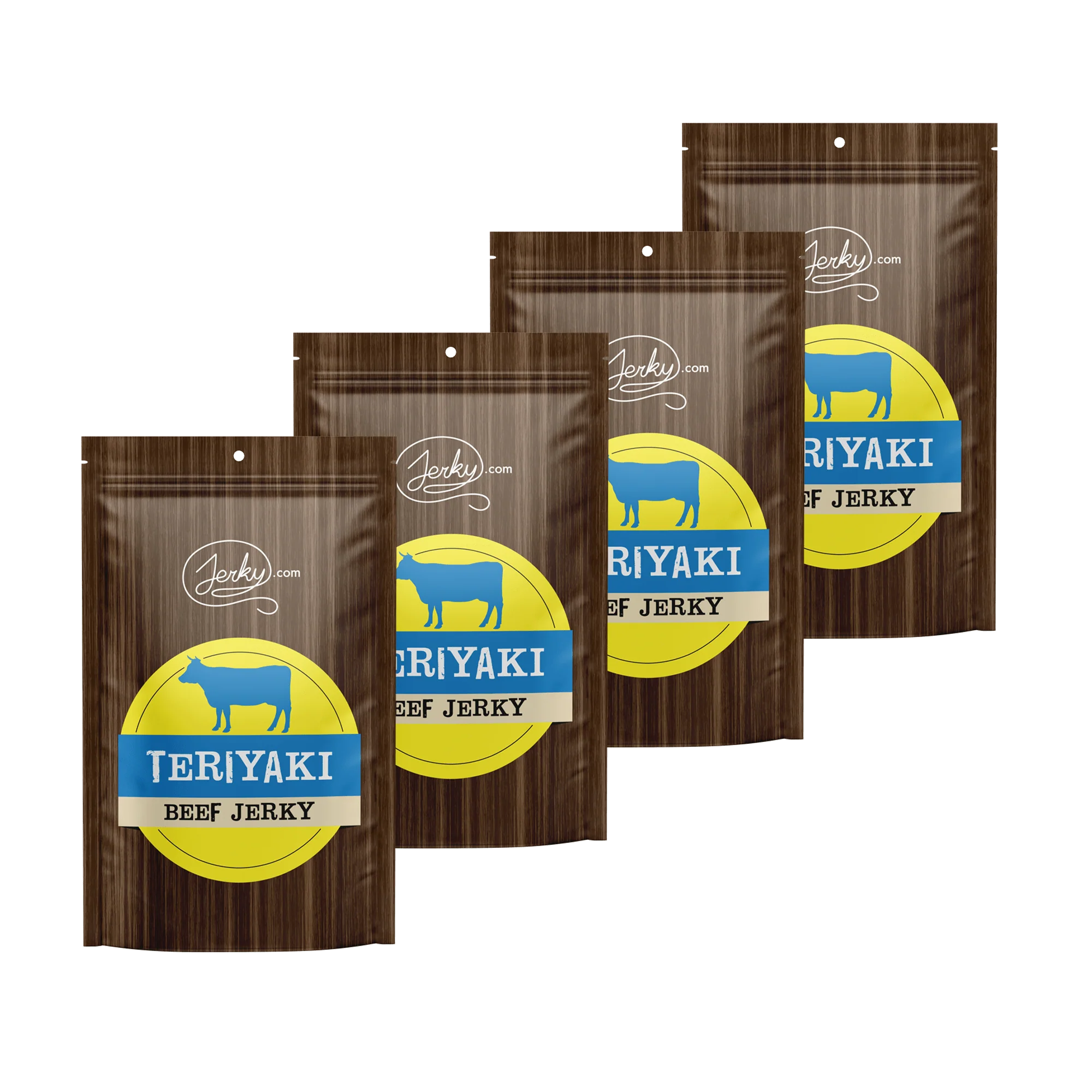 All-Natural Beef Jerky - Teriyaki - 1 Pound Bag - Image 3