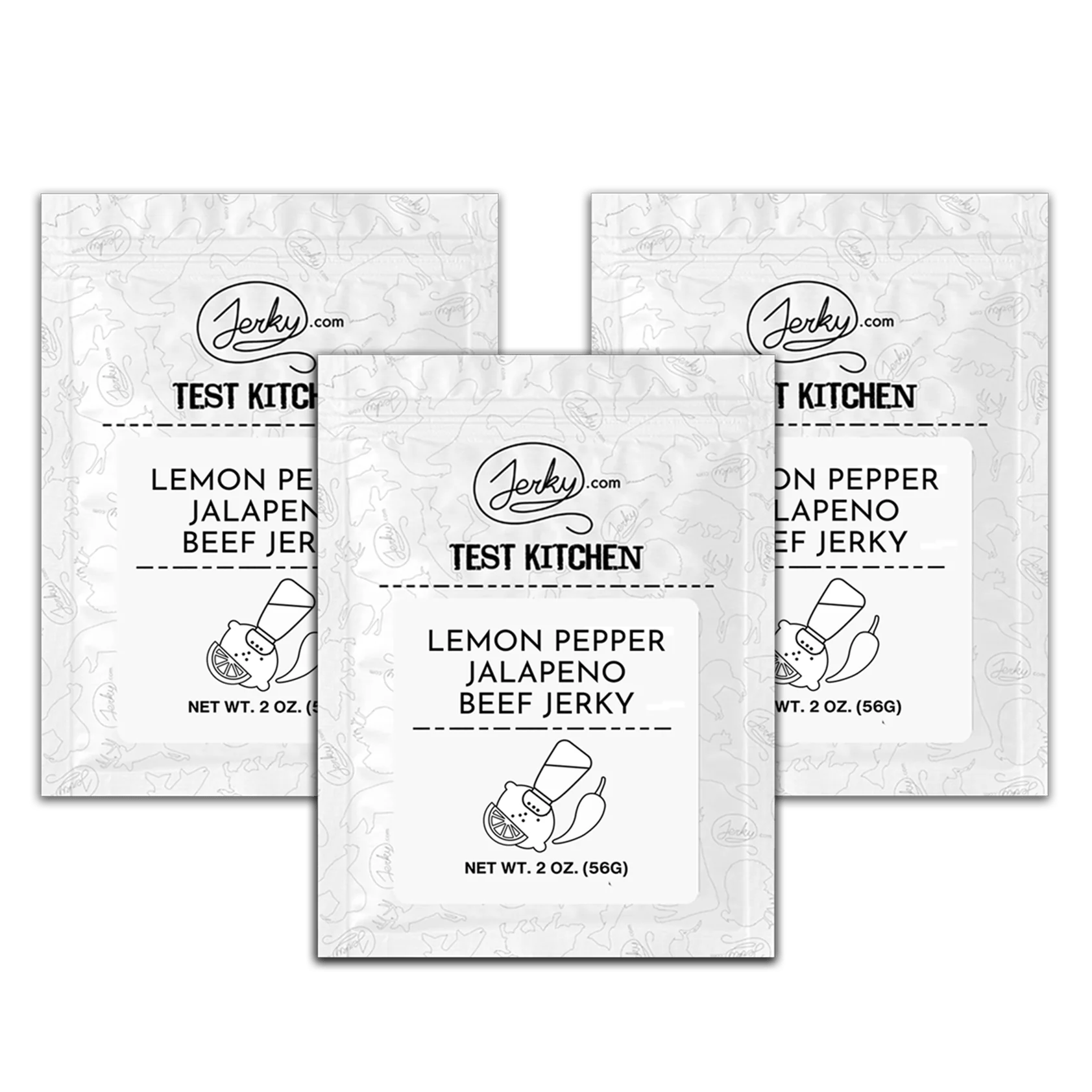 Test Kitchen Batch #48 - Lemon Pepper Jalapeno Beef Jerky 3-Pack
