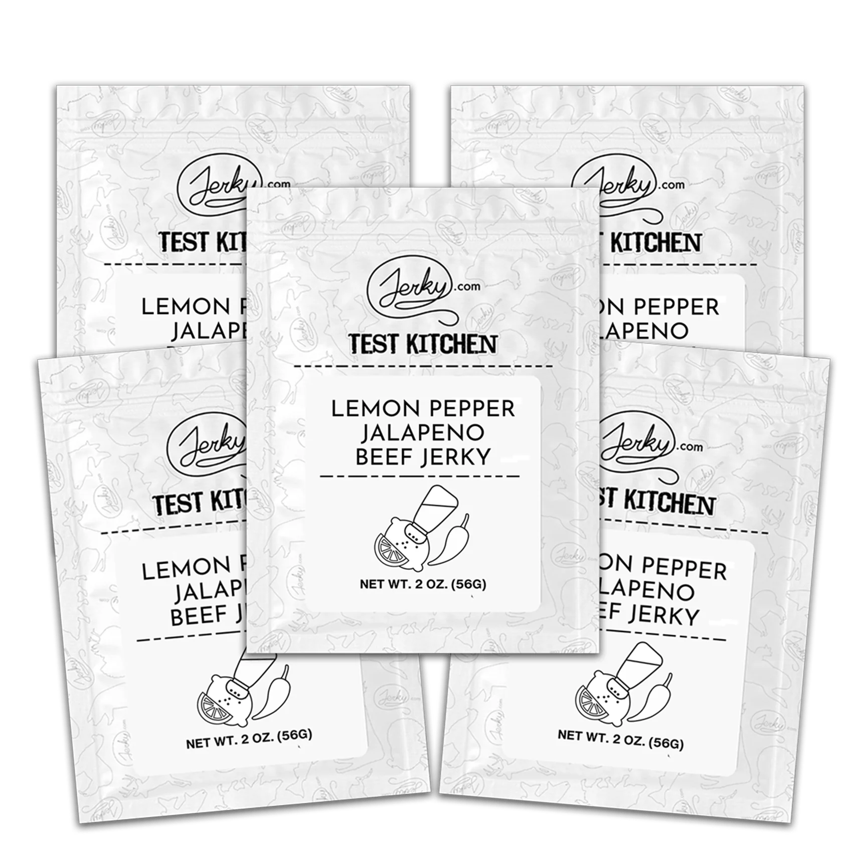 Test Kitchen Batch #48 - Lemon Pepper Jalapeno Beef Jerky 5-Pack