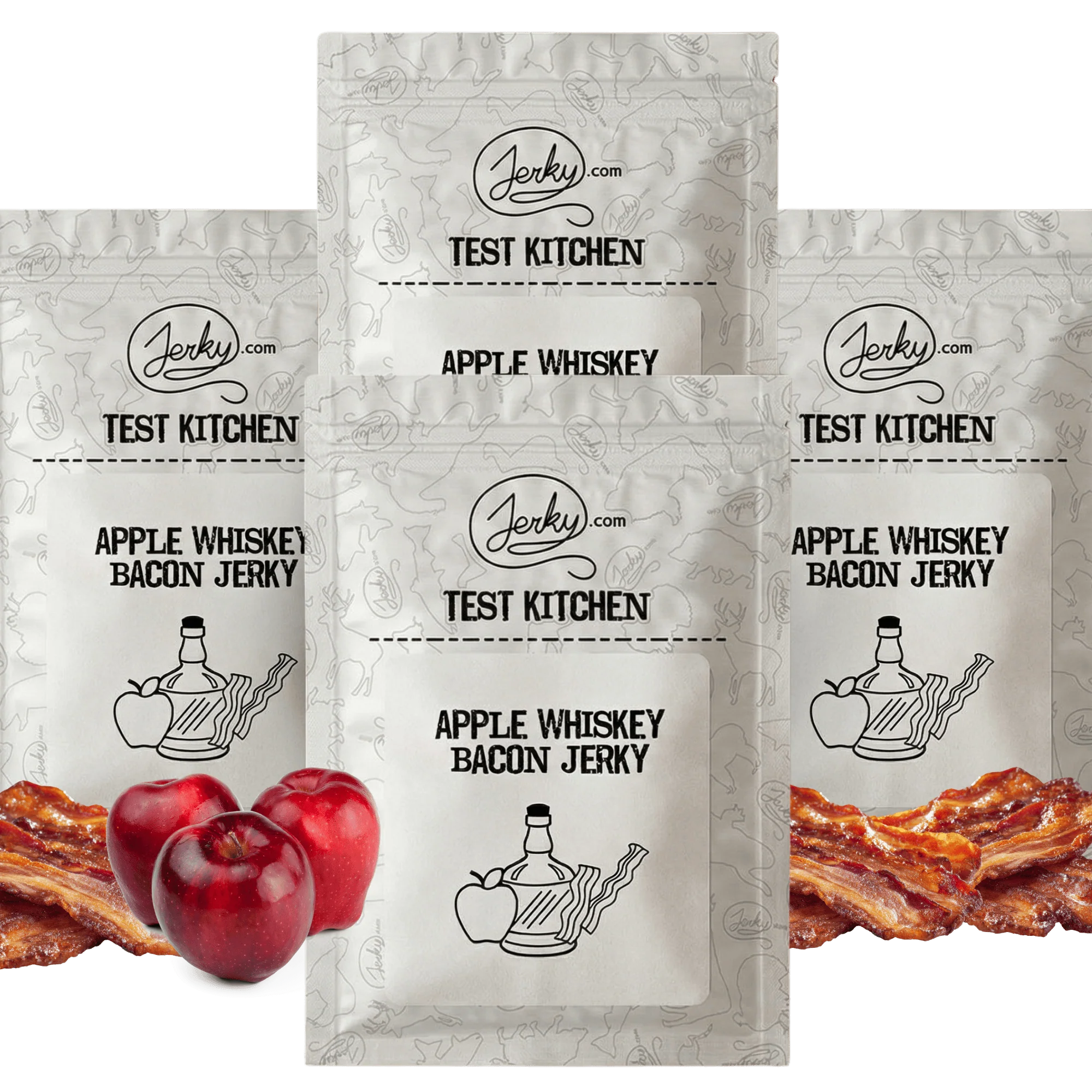 Test Kitchen Batch #49 - Apple Whiskey Bacon Jerky 4-Pack