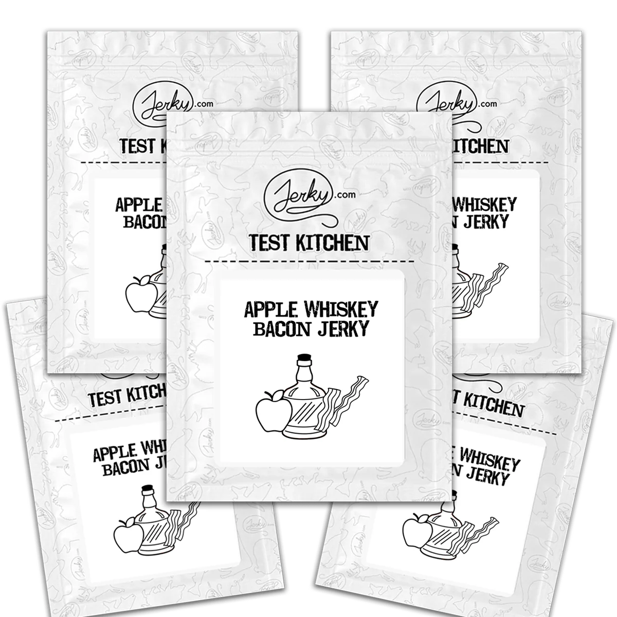 Test Kitchen Batch #49 - Apple Whiskey Bacon Jerky 5-Pack