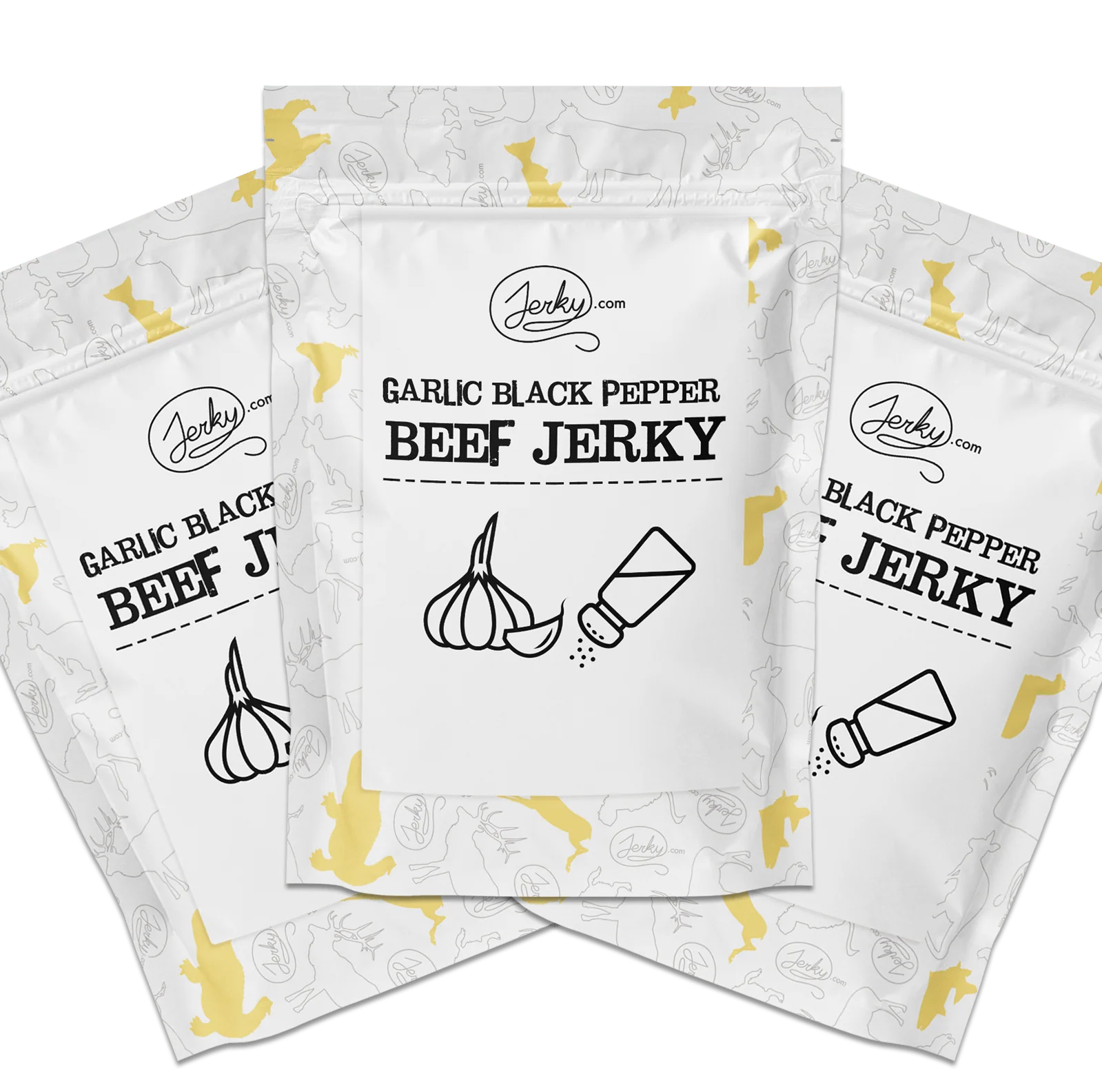 Test Kitchen - Garlic Black Pepper Beef Jerky 3-Pack