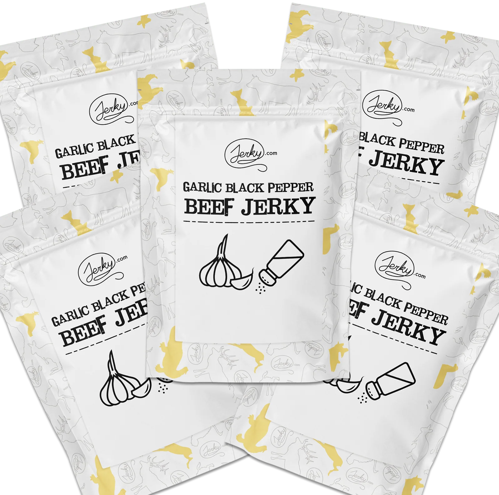 Test Kitchen - Garlic Black Pepper Beef Jerky 5-Pack